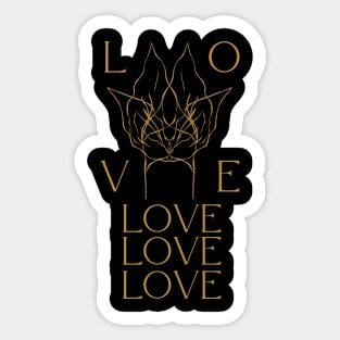 cat lover Sticker